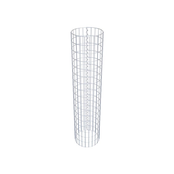 Gabionensäule Durchmesser 37 cm, MW 5 x 10 cm rund - Höhe: 1,70 m