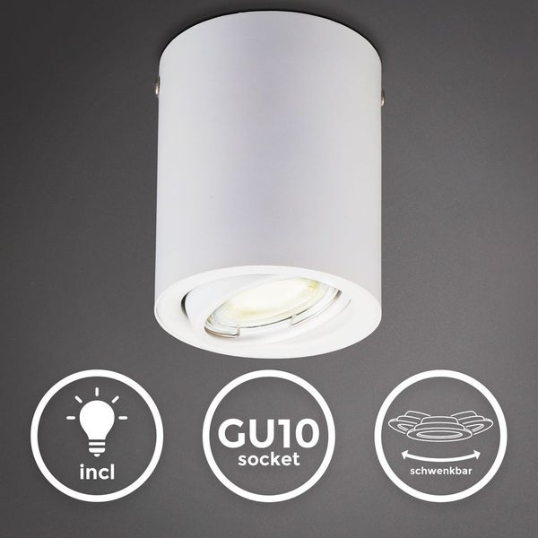 LED Aufbauleuchte weiß