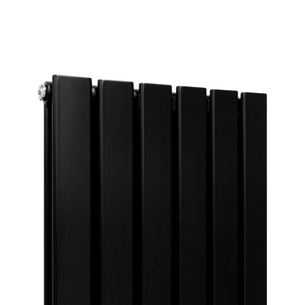 Paneelheizkörper Matte Schwarz 1600mm x 420mm