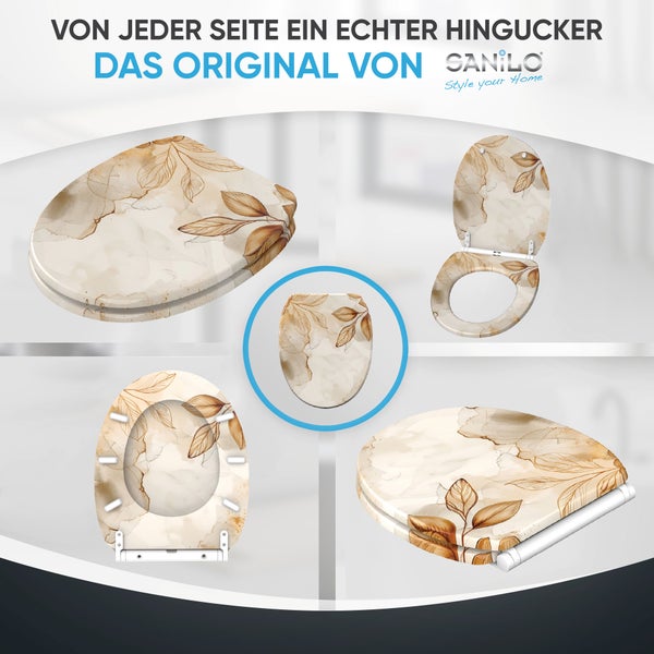 WC-Sitz mit Absenkautomatik & Top Fix Faylora