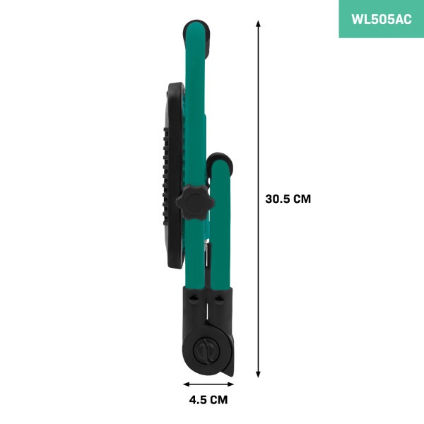 VONROC LED-Arbeitsleuchte 50W - klappbar - neigbar - breiter Abstrahlwinkel 120°