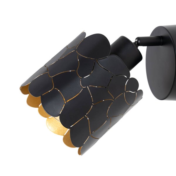 Schwenkbare Wandleuchte aus Metall