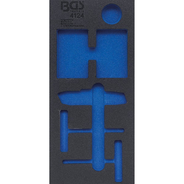 BGS Werkstattwageneinlage 1/3 leer für Art. 4124 - 4124-1