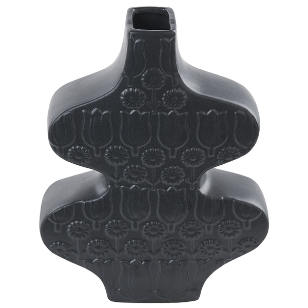 Blumenvase ARGOS Keramik 25 cm Schwarz