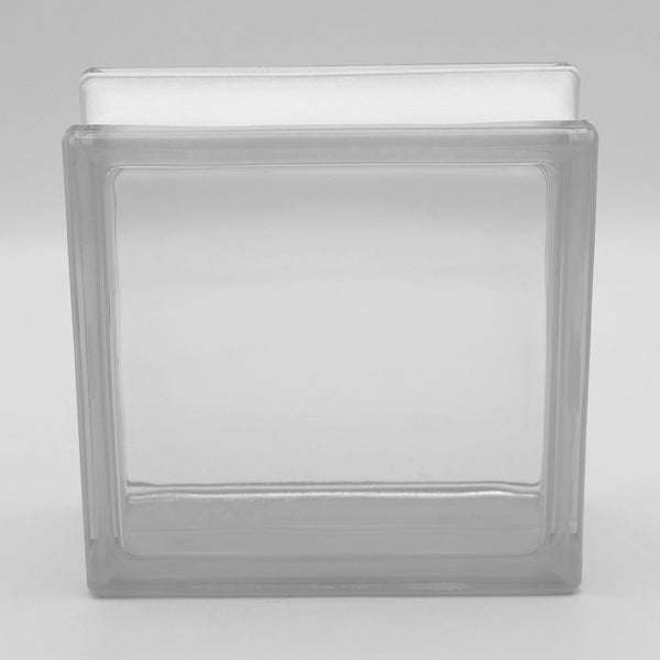 Basic Glasbaustein Vollsicht klar 19 x 19 x 8 cm - 6 Stück