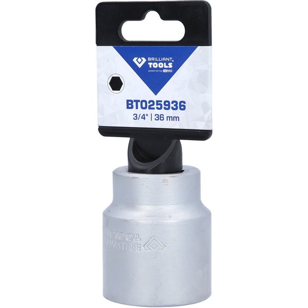 BRILLIANT TOOLS 3/4 Sechskant-Stecknuss 36 mm - BT025936