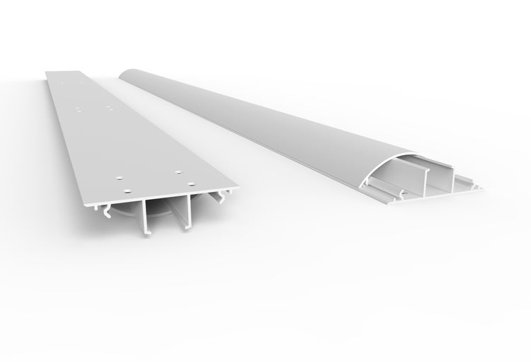 CILSON WDK7020W Art.-Nr. 6800550 Kabelkanal 70 x 20 mm x 2.000 mm - Trittfest, Bodenbelochung, weiß RAL 9010