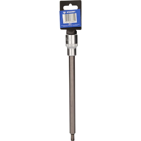 BRILLIANT TOOLS 1/2 Innensechskant Bit-Stecknuss 200 mm lang 6 mm - BT022891