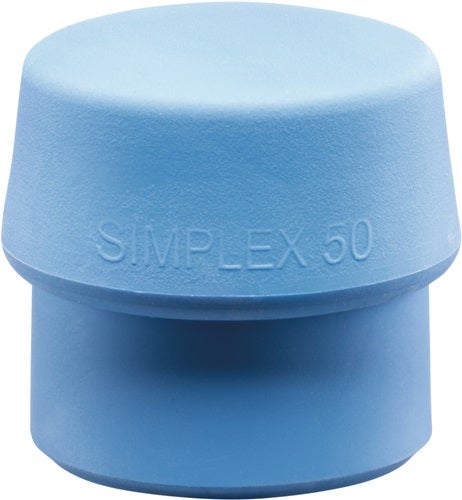 HALDER Schonhammerkopf SIMPLEX Kopf 80 mm TPE-soft blau weich - 3201080