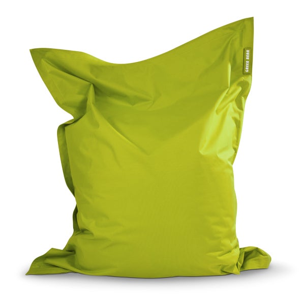 Green Bean Sitzsack XXL 140x180cm 380 Liter Kinder & Erwachsene Bean Bag EPS Perlen Füllung Riesensitzsack Groß Draußen Outdoor Liegekissen Waschbar Wetterfest Lounge Sitzkissen Bodenkissen Grün