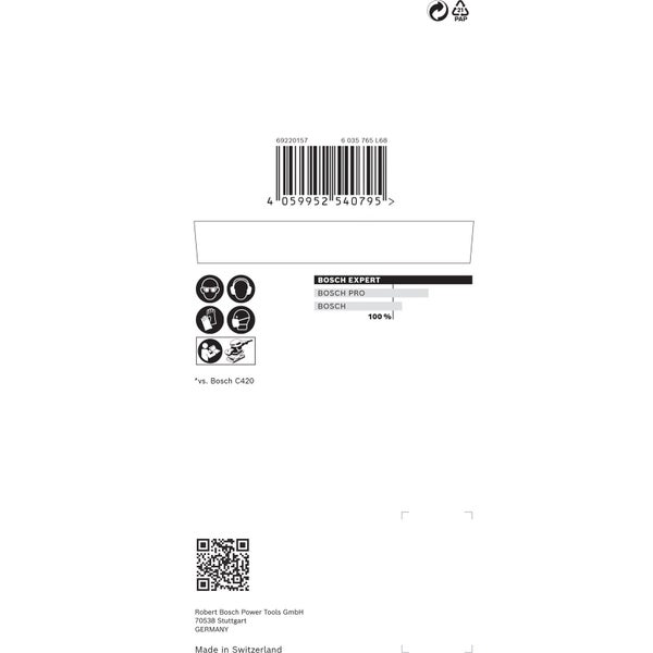 Bosch 10x Expert M480 Schleifnetz für Schwingschleifer 80 x 133 mm G 320 - 2608900741