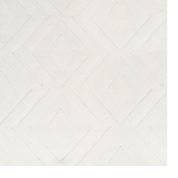 Tapete mit geometrischem Rautenmuster in strukturierter Optik