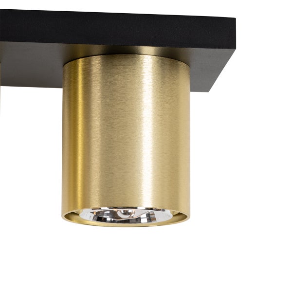 Deckeneinbaustrahler mit zylindrischem Lampenschirm