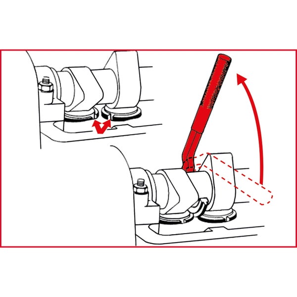 Hebelwerkzeug mit Haken zum Heben und Bewegen von Lasten