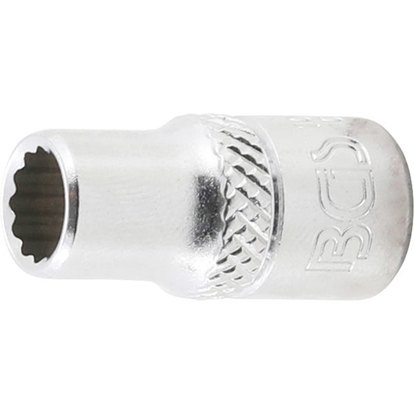 BGS Steckschlüssel-Einsatz Zwölfkant Antrieb Innenvierkant 6,3 mm (1/4) SW 1/4 - 10873