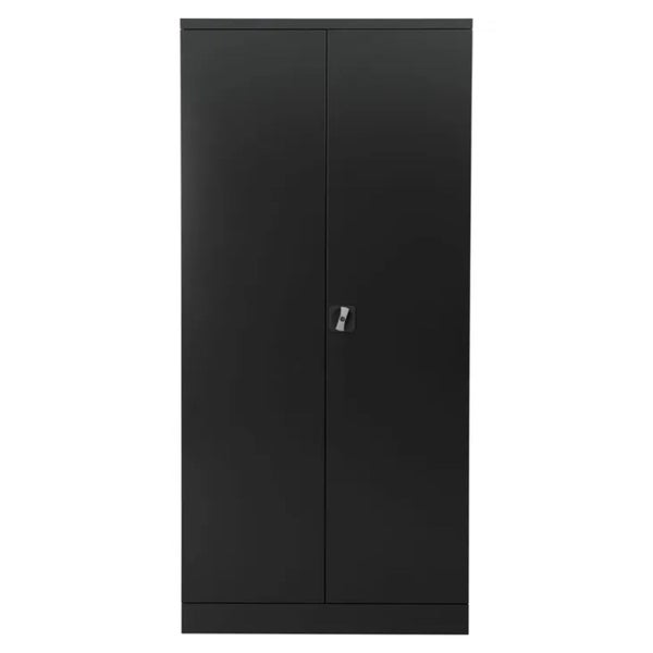 PROREGAL Stahlschrank Bee 7 Fachböden HxBxT 195 x 92 x 42 cm Pulverbeschichtetes Fachbodenmaterial Anthrazit & Anthrazit