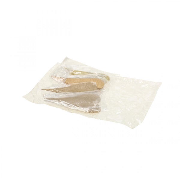 Holzkeile im transparenten Kunststoffbeutel