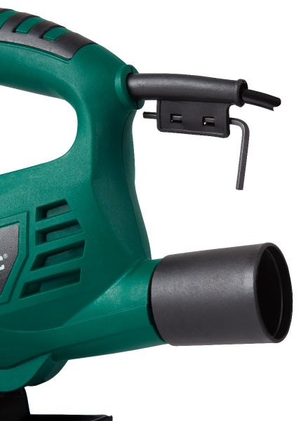 VONROC Stichsäge elektrisch 550W - Pendelhubstichsäge mit Staubabsaugung, variable Schnittwinkel & Geschwindigkeit, Schnellwechselsystem - inkl. 1 Sägeblatt