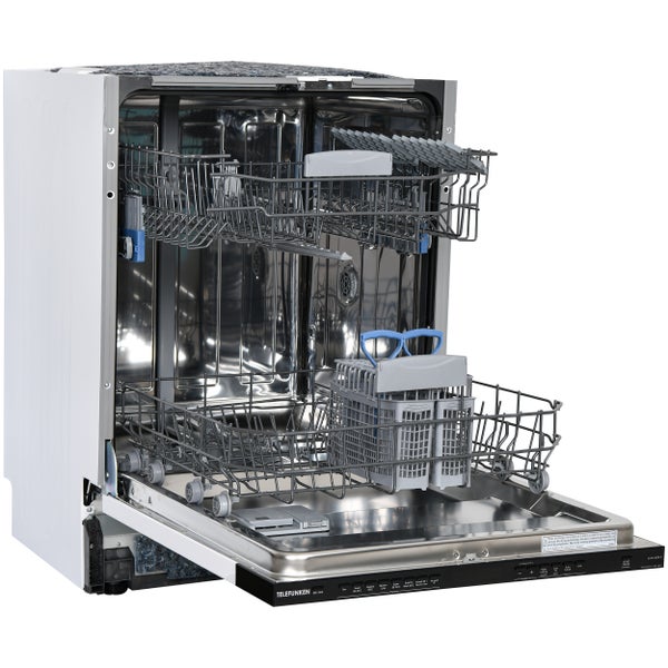 Telefunken Geschirrspüler vollintegriert Einbauspülmaschine 60cm 12 Gedecke 9 Programme AquaStop G-EV-6014-C