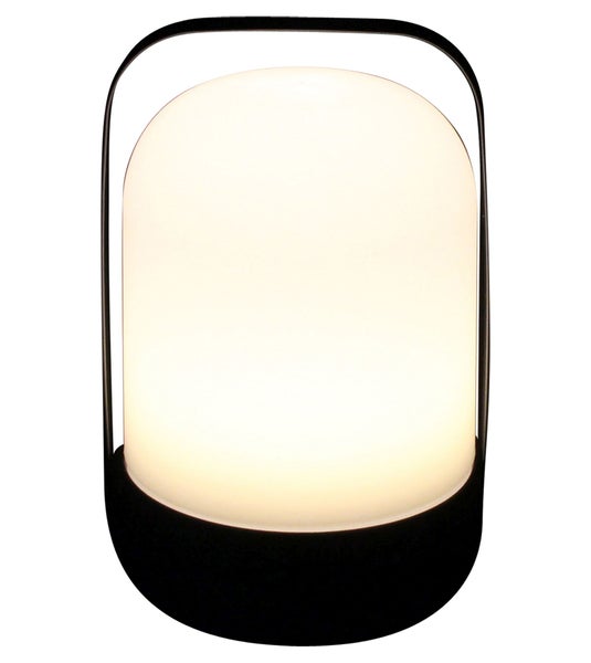 FRANK FLECHTWAREN | LED-Lampe Outdoor, KUNSTSTOFF, Ø 14 x 22 cm, ohne Batterien, für den Außenbereich geeignet