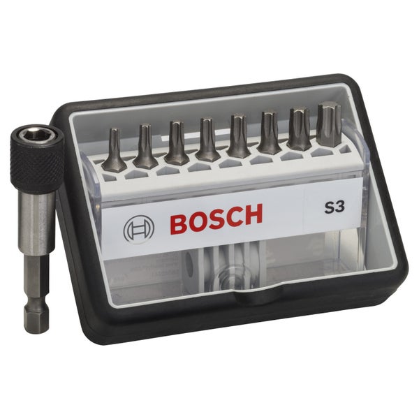 Bosch Schrauberbit-Set Robust Line S Extra Hard 8+1tlg. 25 mm T - 2607002562