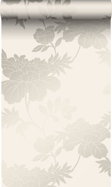Origin Wallcoverings Tapete Blumen Beige - 53 cm x 10.05 m - 345922