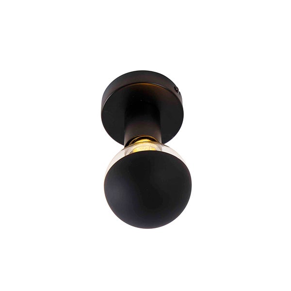 Deckenleuchte mit rundem Lampenschirm