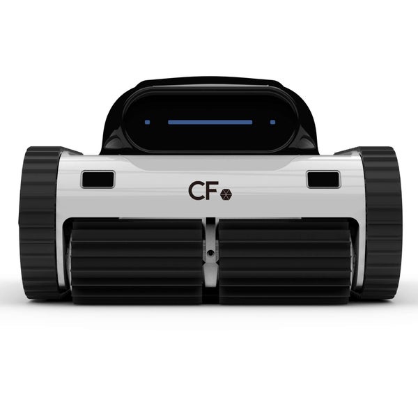 CF Poolroboter mit Walzen und Raupenantrieb zur automatischen Poolreinigung.