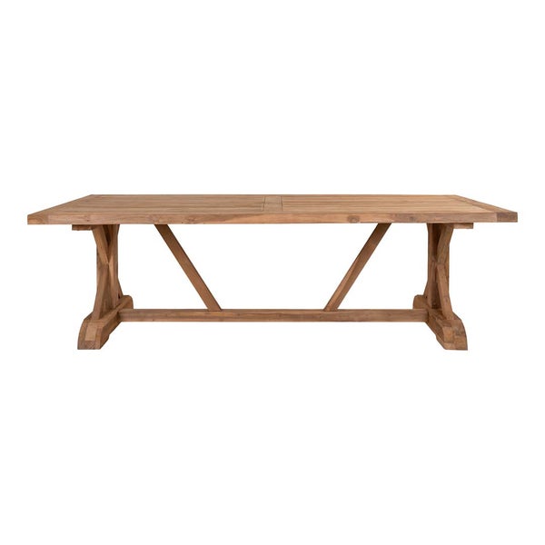 Volos Gartentisch Teak. 100 X 240 X 75 cm