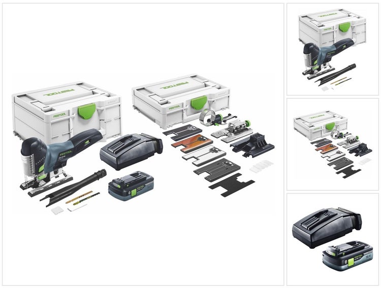 Festool CARVEX PSC 420 HPC 4,0 EBI-Set Akku Pendelstichsäge 18 V 120 mm ( 576523 ) Brushless + 1x Akku 4,0 Ah + Ladegerät + systainer + Zubehör