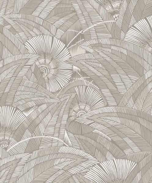 Tapete mit abstraktem Pflanzenmuster