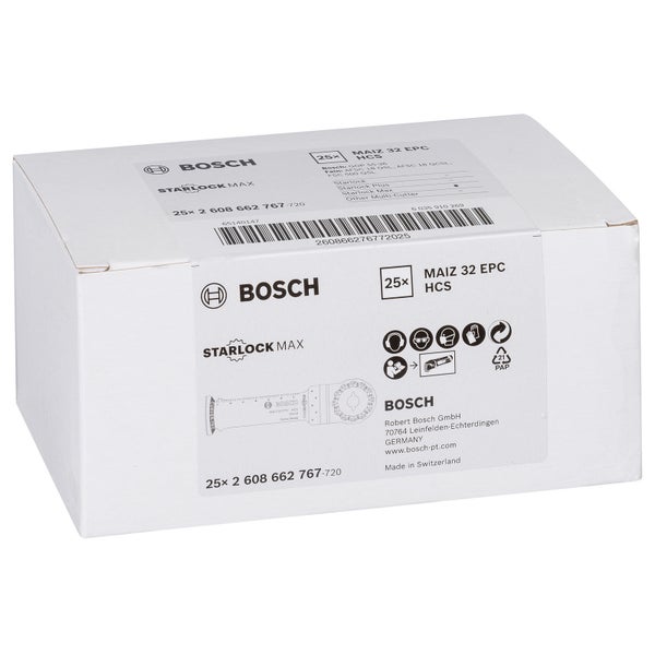 Verpackung Bosch MAIZ 32 EPC HCS Sägeblätter