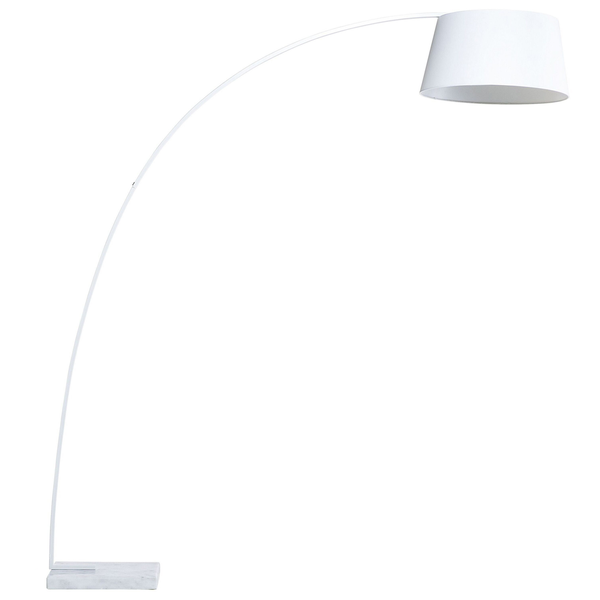 Stehlampe BENUE Metall Weiß