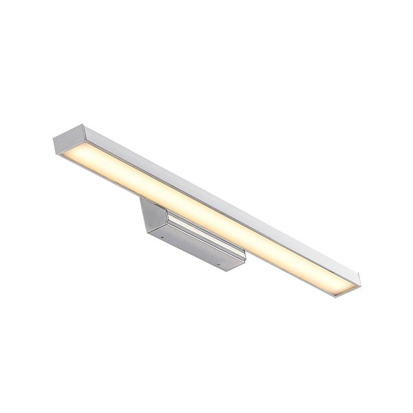 Lindby LED Wandleuchte, Wandlampe Bad Alenia (spritzwassergeschützt (Modern) in Chrom aus Aluminium (1 flammig ) - Wandleuchten Spiegelleuchte Badezimmer Wandbeleuchtung Badezimmerleuchte
