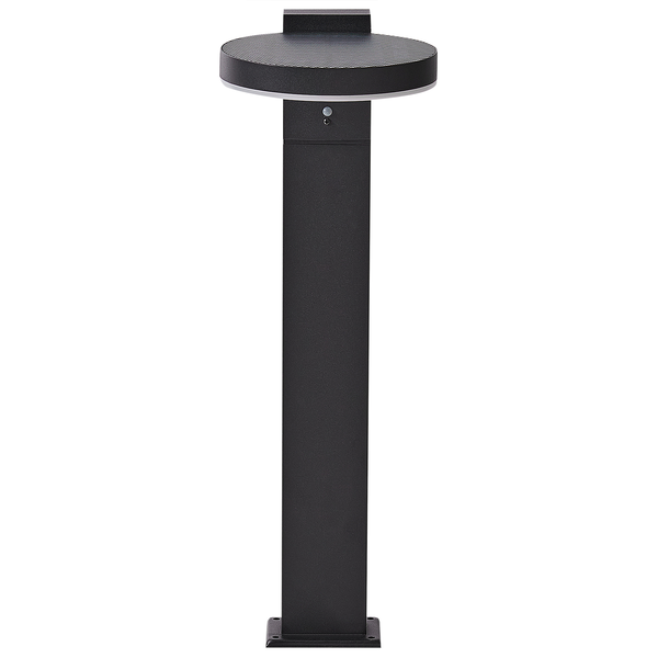 Solar LED Pollerleuchte PARKERS mit Bewegungsmelder Schwarz