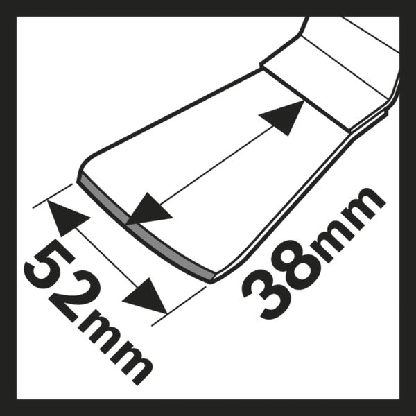 Bosch 10x HCS Schaber ATZ 52 SFC flexibel 38 x 52 mm - 2608664488