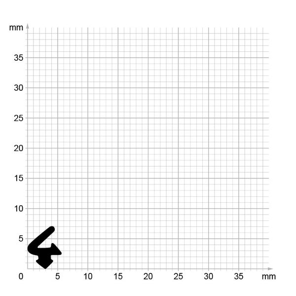 DIWARO. | Lippendichtung LP133 | schwarz | 5 Meter