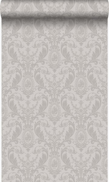 Origin Wallcoverings Tapete Ornamente Grau - 53 cm x 10.05 m - 346217