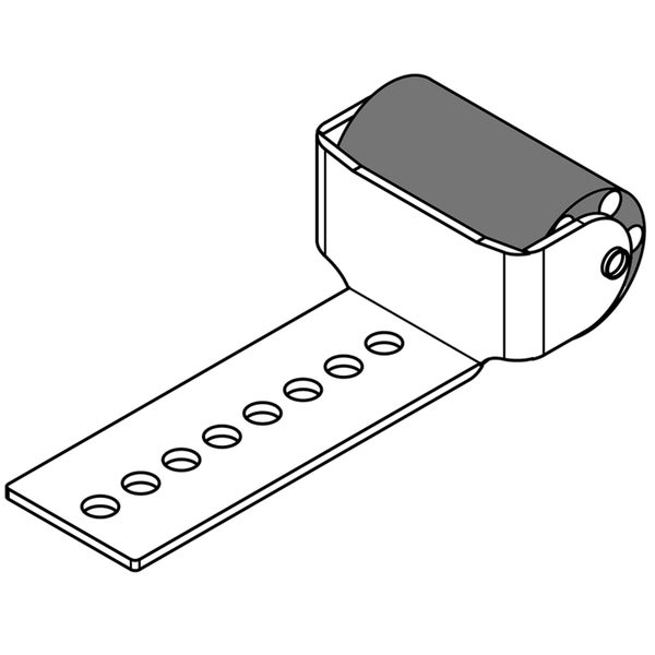 Rollenführung mit Befestigungsplatte