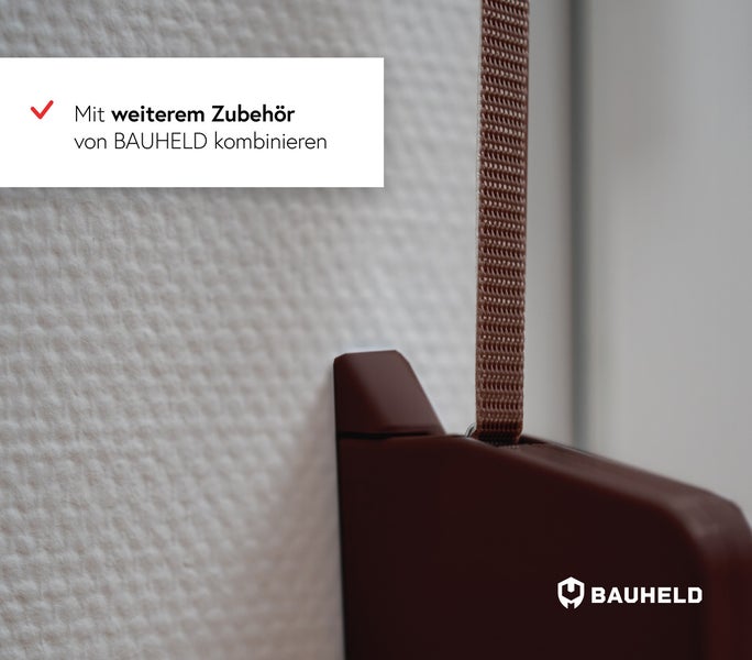 BAUHELD Logo. Mit weiterem Zubehör von BAUHELD kombinierbar.