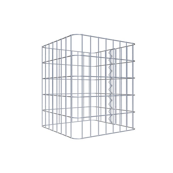 Gabionensäule 42 x 42 cm, MW 5 x 10 cm eckig - Höhe: 0,50 m