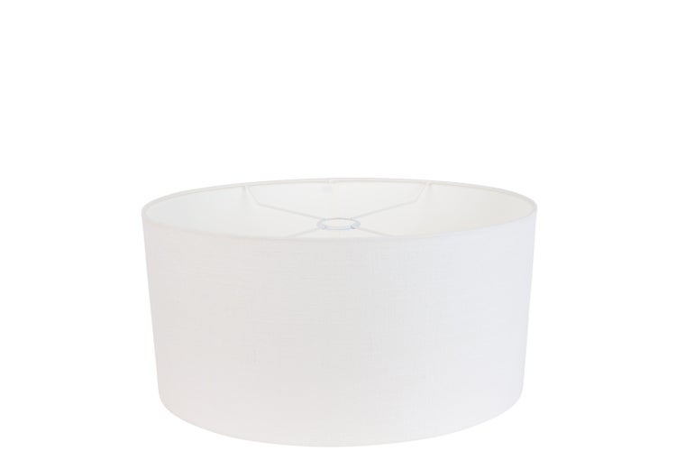 Weißer Lampenschirm aus Stoff