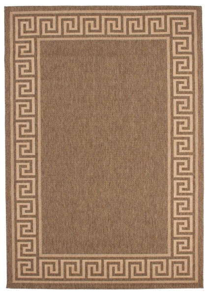 Kurzflor Teppich Aurelian Kaffee Modern, Klassisch 60 x 110 cm