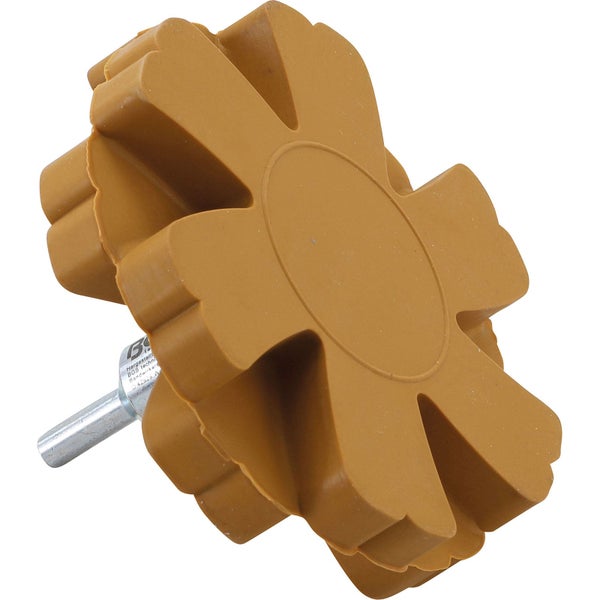 Radierer für Bohrmaschine zum Entfernen von Folienresten und Aufklebern