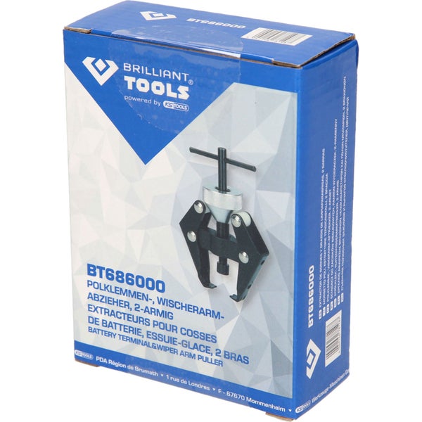 Brilliant Tools Polklemmen Abzieher, zweiarmig in Produktverpackung
