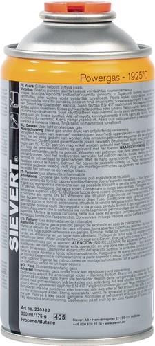 Sievert Powergas Kartusche mit Propane und Butane