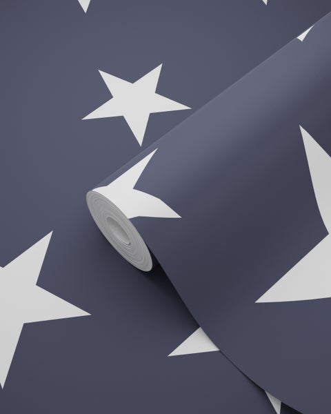 Tapetenrolle mit Sternmuster