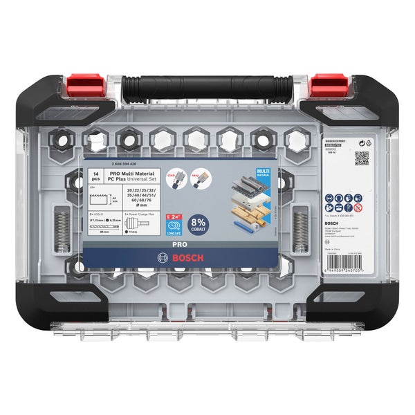 Bosch PRO Multi Material PC Plus Lochsägen-Set 14-tlg. - 2608594426