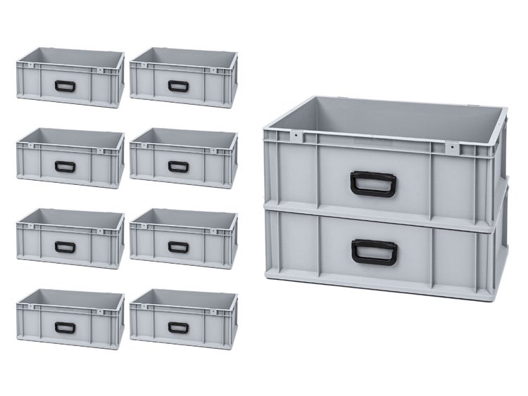 PROREGAL Eurobox Nextgen Portable Uno HxBxT 22 x 40 x 60 cm  44 Liter Eurobehälter Transportbox Transportbehälter Stapelbehälter
