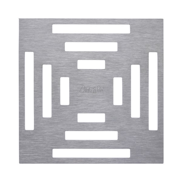 Quadratischer Luftauslass aus Metall mit Schlitzen